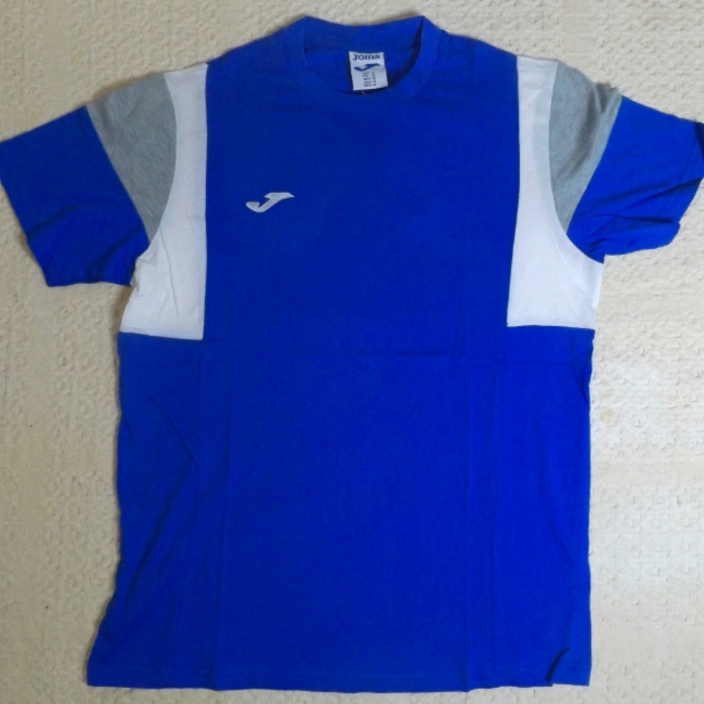 Joma Royal Blue Short Sleeve Shirt ( medium )